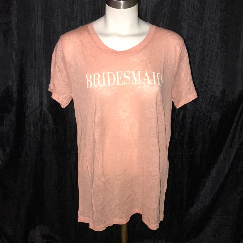 J. Crew Linen “Bridesmaid” TShirt